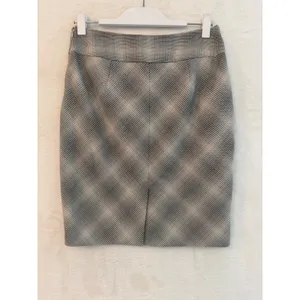 The Limited Grey Plaid Houndstooth‎ Pencil Skirt Side Zip Lined Career Wear 4 thumbnail 7