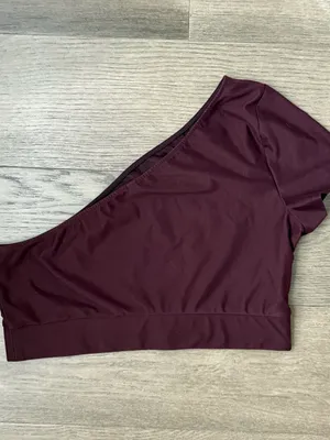 Victoria Sport One-Shoulder Crop Top Sz L by Victoria’s Secret thumbnail 3