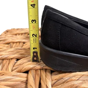 Bzees Black Fabric Penny Loafer Wedge Shoes Womens 7M Slip On Comfort Casual thumbnail 7