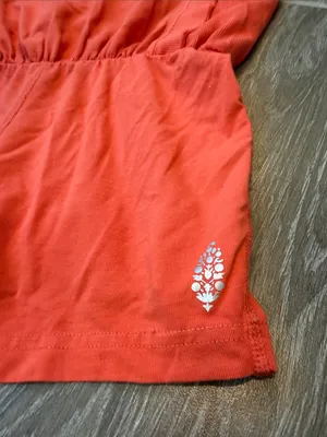 FP movement Free People hot shot romper size extra small XS EUC coral/orange/red thumbnail 3