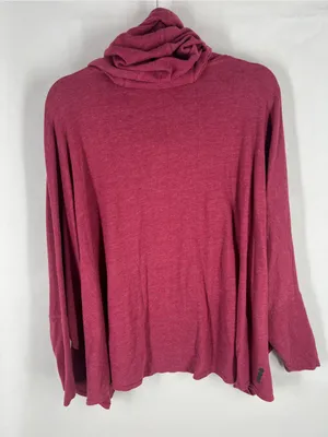 Bench Draped‎ Dolman Hoodie Size M Pink Oversized Pullover Top thumbnail 12