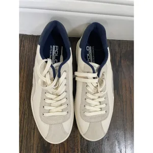 Polo Ralph Lauren Court 100 Sneakers Beige Leather Suede Size 6 Neutral thumbnail 5