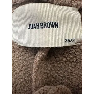 JOAH BROWN Empire Jogger Sweatpants Brown Tan Pockets Made In USA size XS/S thumbnail 3
