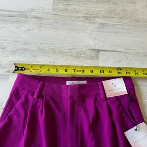 NWT Happily Grey Wide Leg Trouser Pants Full Length High Waisted Front Slit XS‎ thumbnail 12