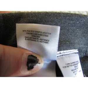 Jones New York Sport Pants Size M Gray Knit Straight Leg Athleisure‎ Comfort thumbnail 6