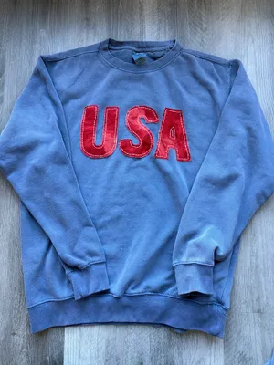 USA sweatshirt Blue Size M thumbnail 1