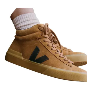 VEJO MINOTAUR SUEDE SNEAKER CAMEL BLACK, Unisex W10/8, NWOT Display thumbnail 1