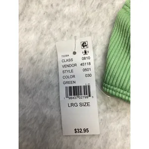 PacSun‎ Swim Eco Green Ribbed Underwire Bikini Top Large NWT 0501-030 thumbnail 4