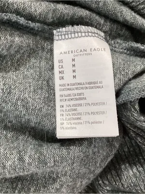 American Eagle V-Neck Soft & Sexy Plush Tunic Leggings Dress Size Medium thumbnail 8