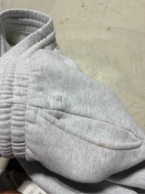 TNA cozy af fleece Light Gray Women's Fleece Joggers medium thumbnail 5