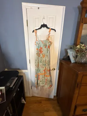 Blu Pepper Floral Midi Dress Size M thumbnail 4
