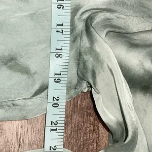 Free People Womens‎ Sascha Ruffled Frill Long Sleeve Blouse Muted Green Medium thumbnail 10