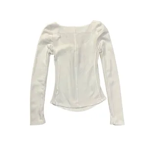 Free People White Looking Back‎ Lace-Up Top sz XS thumbnail 2