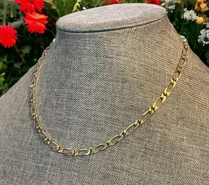 Vintage Figaro link chain necklace thumbnail 2