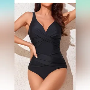 Smismivo Tummy Control Swimwear One Piece Swimsuit slimming Bathing suit small thumbnail 3