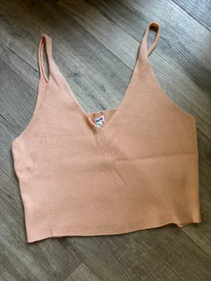 Garage Ribbed Knit Crop Top thumbnail 3