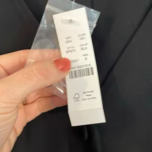 J.Crew NWT black button front puff sleeve dress size 8 thumbnail 5