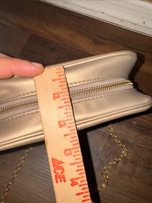 Versace Parfums Gold Metallic Crossbody Bag with Chain thumbnail 10