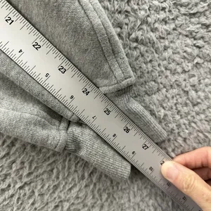 Lululemon Scuba Oversized Half Zip Hoodie Heathered Core Medium Grey W XS Small thumbnail 8