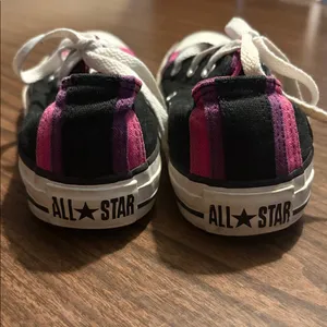 Converse All Star Pink Purple Black Women’s 6 Mens 4 Shoes Sneakers thumbnail 3