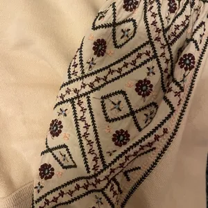 Embroidered Cream Blouse thumbnail 3