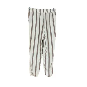 Primark Women's Striped Pants White Brown Size Small thumbnail 3