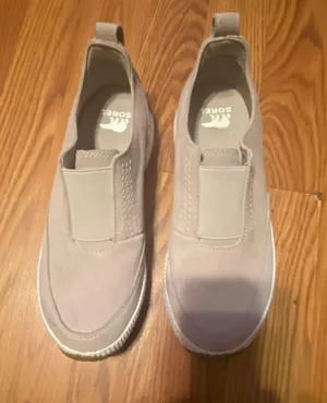 Sorel : out n about tan slip on women's shoes soft taupe size 7 thumbnail 2
