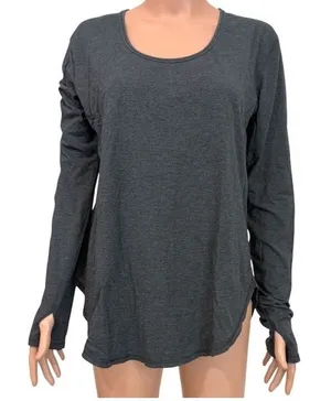 Lululemon Athletica medium Love Scoop casual long sleeve tee TLS2 2880 thumbnail 1