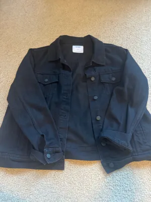 Black Old Navy Jean Jacket  thumbnail 1