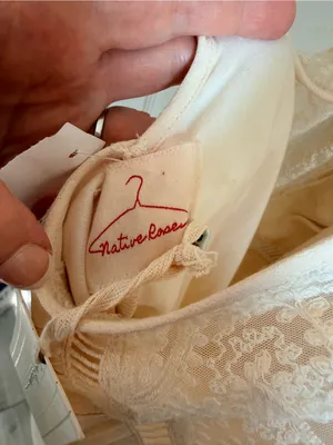LF NWOT Native Rose Cream Lace-Trim Spaghetti Strap Dress thumbnail 6
