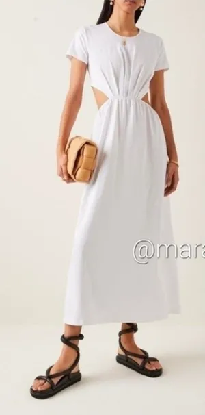 Loulou Studio Seram Open-back Cotton Maxi Dress thumbnail 1