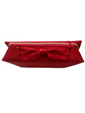 Estée Lauder Makeup Cosmetic Bag Train Travel Case Red 2021 Holiday NWOT thumbnail 3