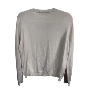 Mikarose‎ XL Cream Cardigan Women's Lace Front Button Up Modest Romantic thumbnail 5