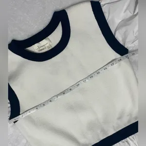 By Anthropologie Layered Poplin Sweater Top thumbnail 11