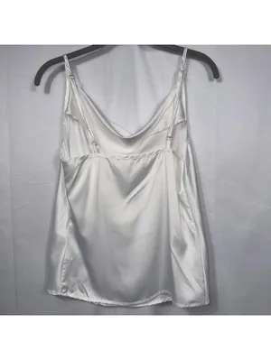 Cowl Neck Satin Cami Tank Top Size Small thumbnail 7