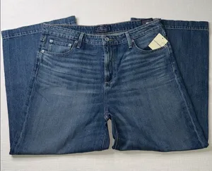 Lucky Brand Blue Wide Leg Crop Jeans thumbnail 1