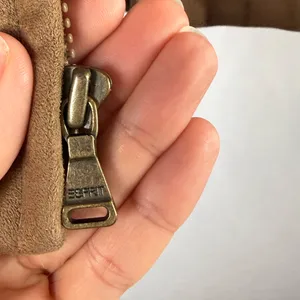Esprit Faux Suede Hooded Jacket‎ in Brown Size Medium thumbnail 5