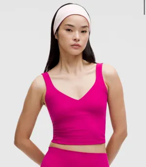Lululemon Align Tank Top *Light Support, A/B Cup Ripened Raspberry - Size 14 thumbnail 1