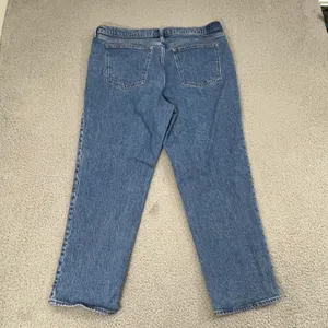 Abercrombie Fitch The 90s Straight Mid Rise Jeans Women 33(38x28) Medium Wash thumbnail 5