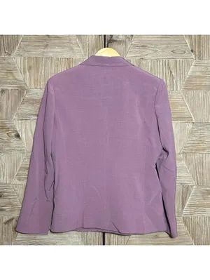 Mauve 2-Piece Tailored Pant Suit Size L Office Siren & Corpcore Aesthetic thumbnail 4