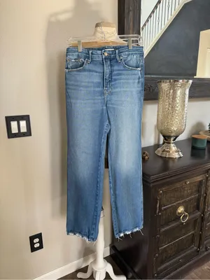 Good American Women's Good Curve Straight Jeans indigo 338 size 6 thumbnail 3