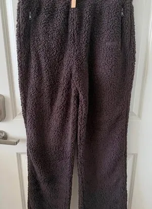 Skims Sherpa Sweatpants Espresso Size Large thumbnail 1