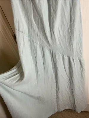 NWT Zara Light Blue Halter Open Back woman’s midi Dress Small thumbnail 4