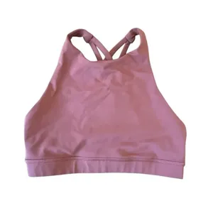 Lululemon energy high neck cross back bra copper coil 4 thumbnail 3