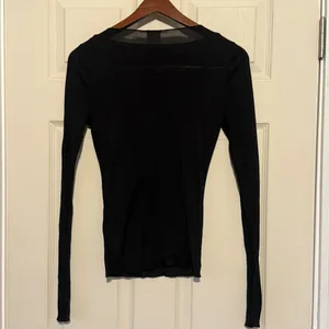 ABERCROMBIE AND FITCH‎ Long Sleeve Tee Tank Built In Black size Small thumbnail 5