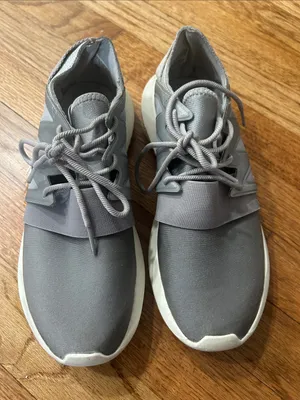 adidas Women’s Light Gray Lace-Up Slip-On Trainer Sneakers 7.5 thumbnail 1