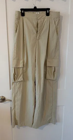 Wide Leg Wilo the Label Pants Tan thumbnail 1