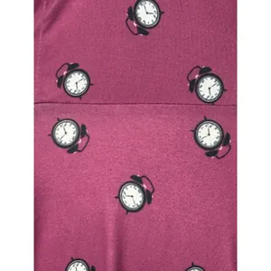 Unique Vintage x GB Dress Women XS Purple Fit‎ and Flare Clock Print Retro Boho thumbnail 9