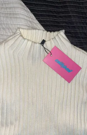 Edikted Cropped Turtle Neck Sweater thumbnail 5