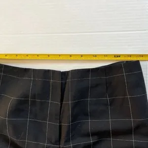 LOFT Sz 6P Black Plaid Slim Skinny Dress Pants Academia thumbnail 7